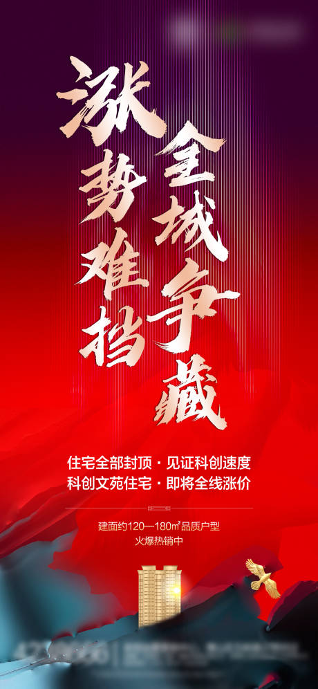 源文件下载【地产涨价海报】编号：20210119101950539