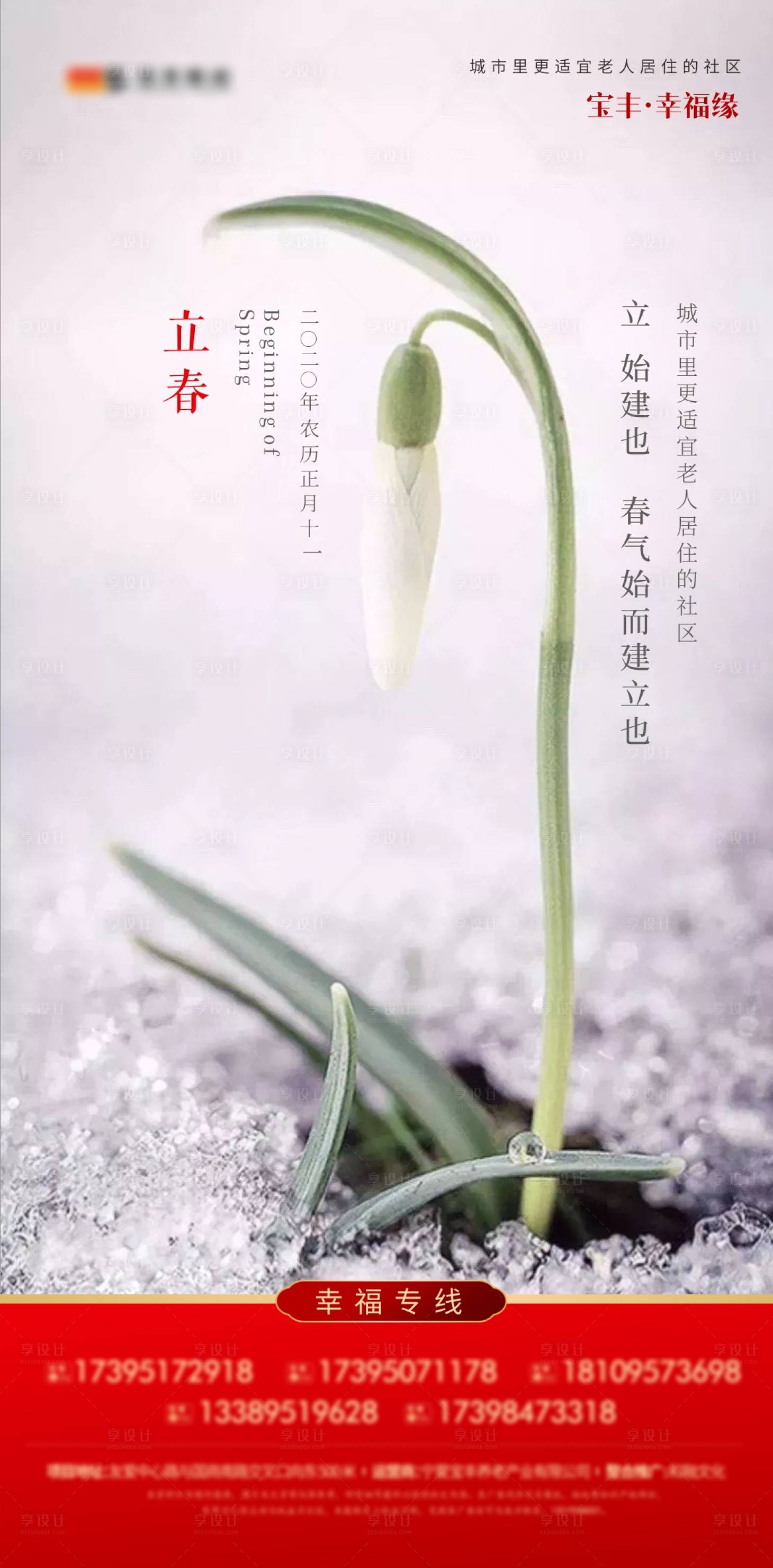 源文件下載【立春節氣移動端海報】編號：50260003207225216