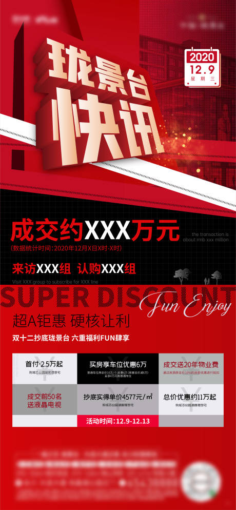 源文件下载【快讯播报热销单屏成交地产】编号：98520003630368688