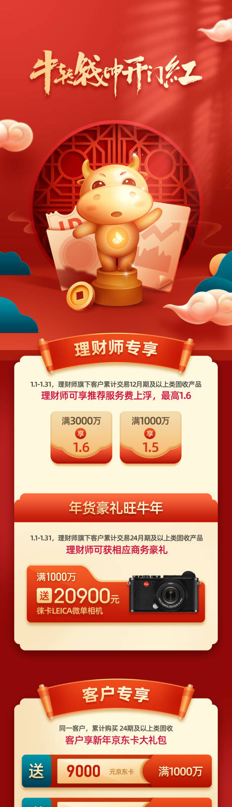 源文件下载【牛转钱坤开门红长图海报】编号：73990003504594360