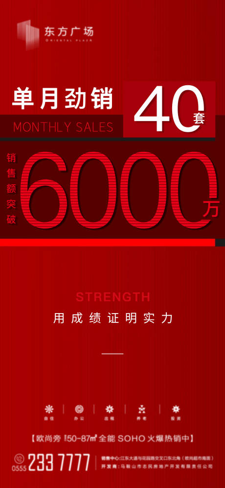 源文件下載【地產熱銷紅盤海報】編號：54640003483854834