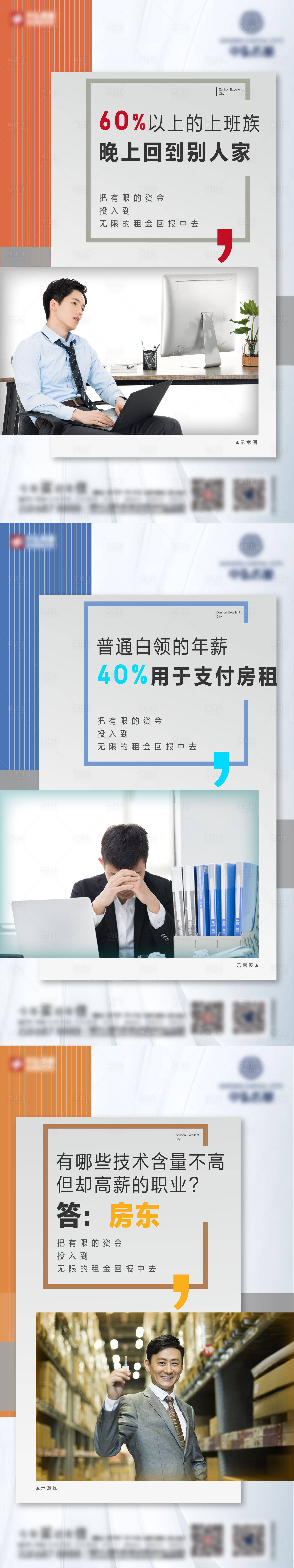 源文件下載【地產(chǎn)公寓價(jià)值點(diǎn)系列海報(bào)】編號(hào)：89550003639524587