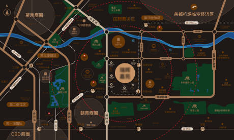 源文件下載【房地產區位圖廣告展板】編號：72800003447254224