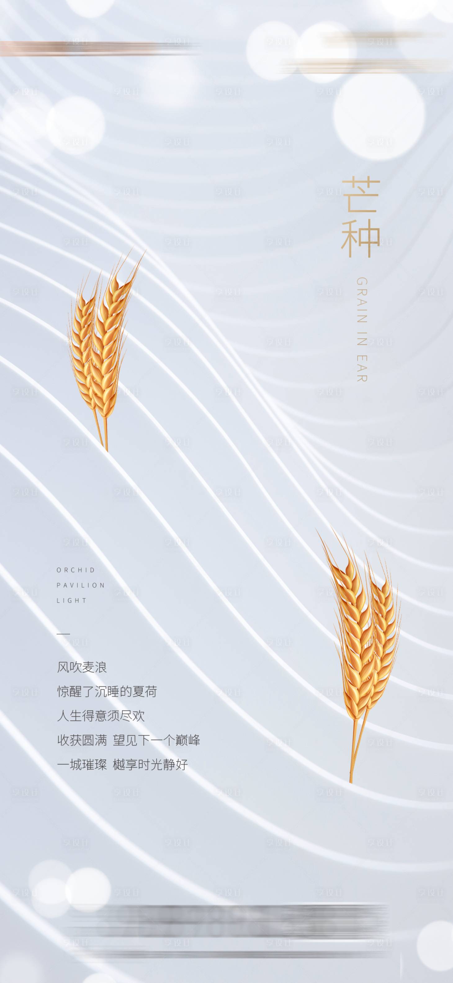 源文件下載【享設計】搜索編號：24970003517562968【地產節氣芒種海報】