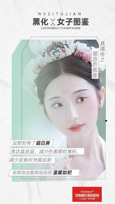 源文件下载【医美美白图鉴海报】编号：20210221142850220