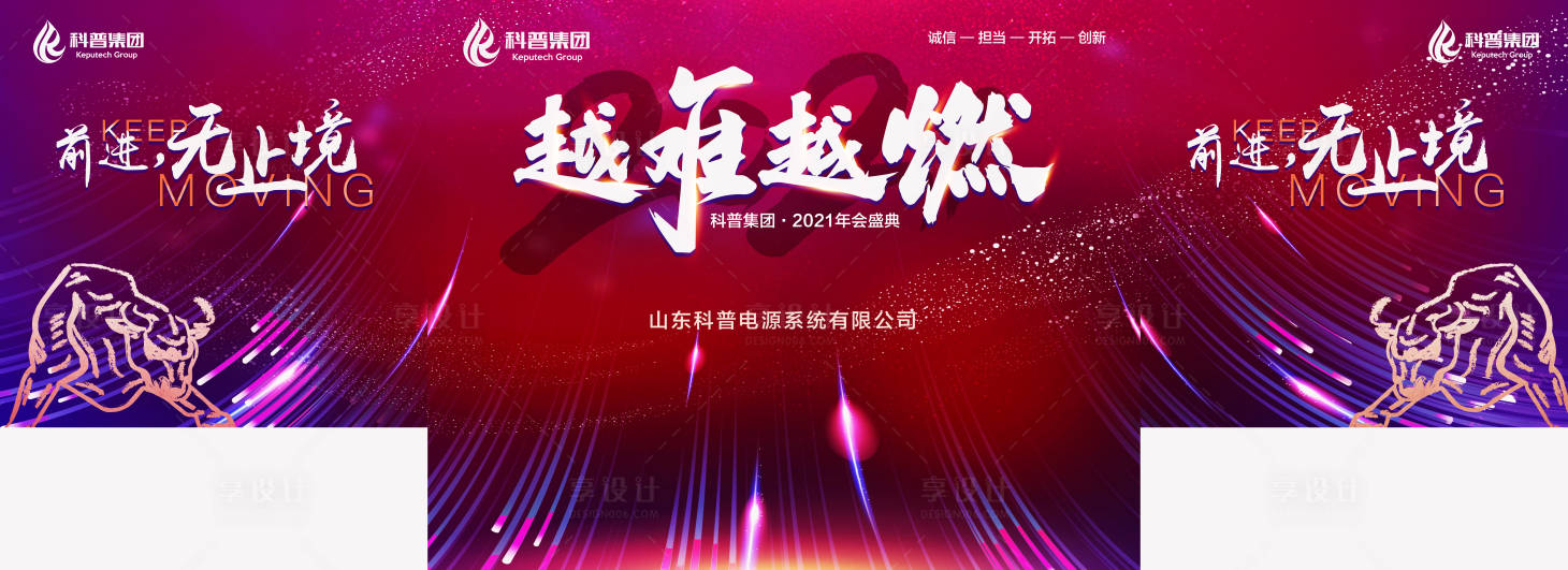源文件下载【牛年年会活动展板】编号：94040003440866847