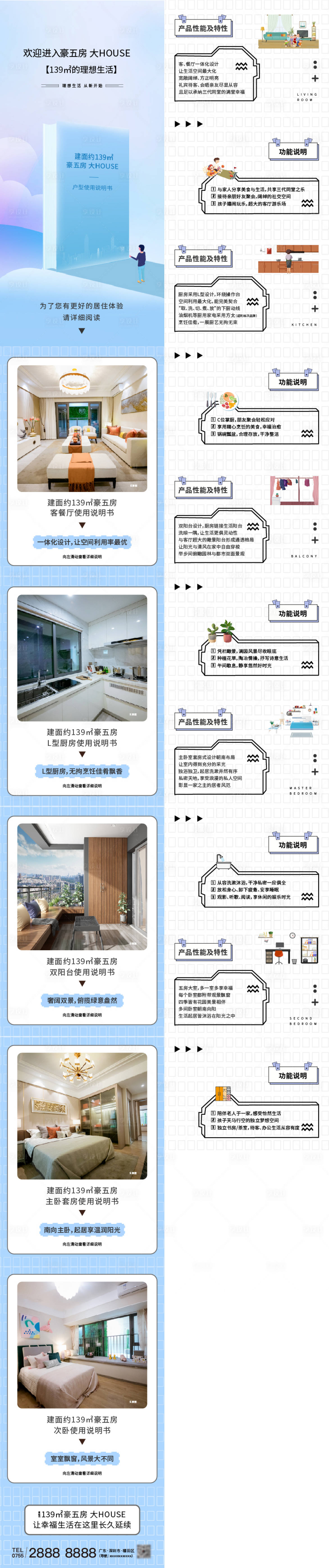 源文件下載【享設計】搜索編號：69700003599454320【地產說明書長圖海報】