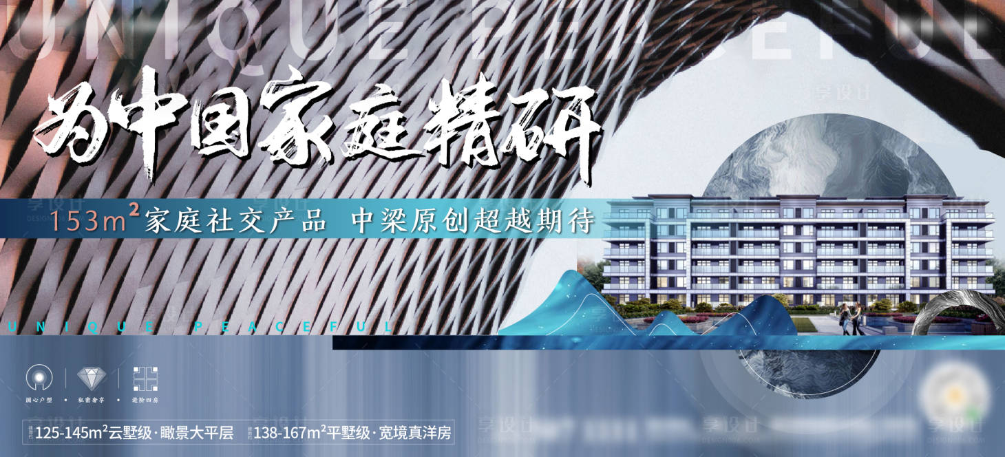 源文件下載【享設計】搜索編號：24520003517818951【房地產主形象廣告展板】