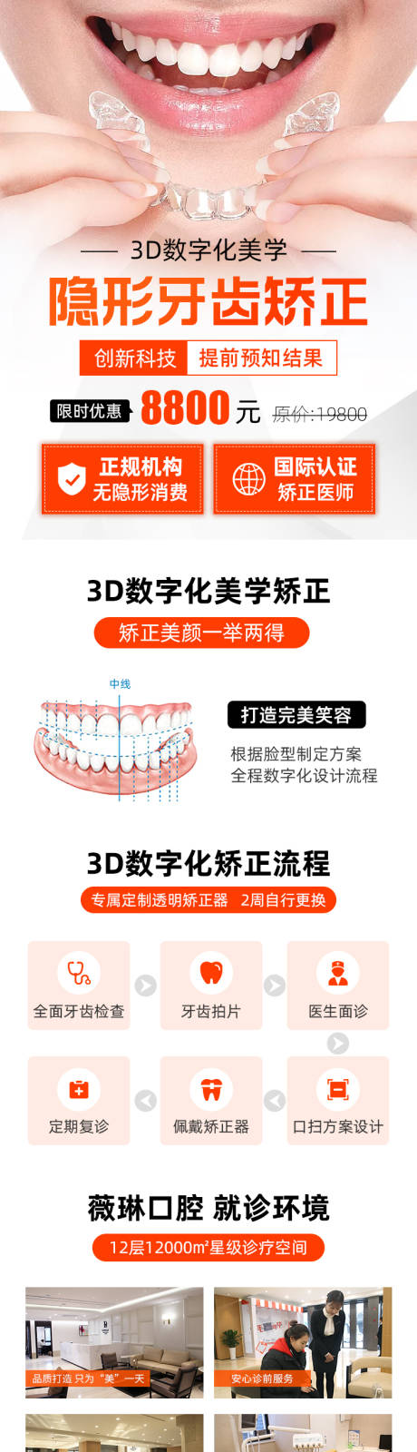 源文件下载【隐形牙齿矫正长图】编号：48840003469412152
