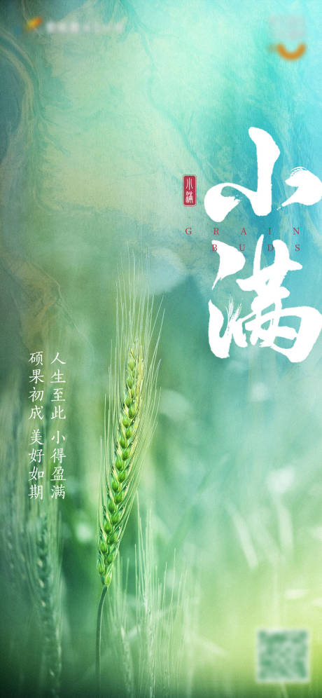 源文件下载【小满节气单图】编号：22040003645246926