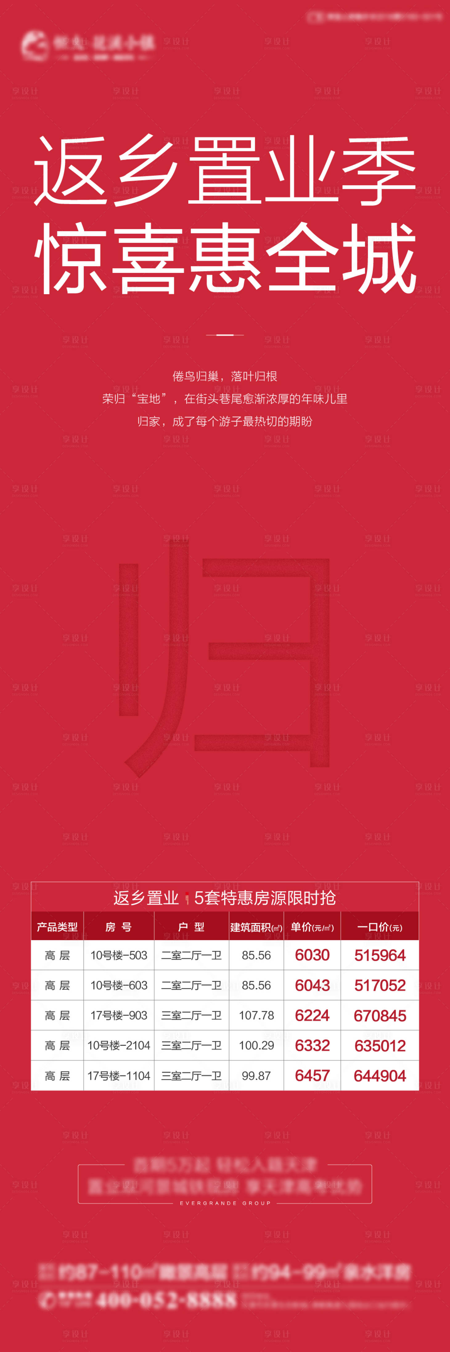 源文件下载【房地产返乡置业长图海报】编号：70920003626057653
