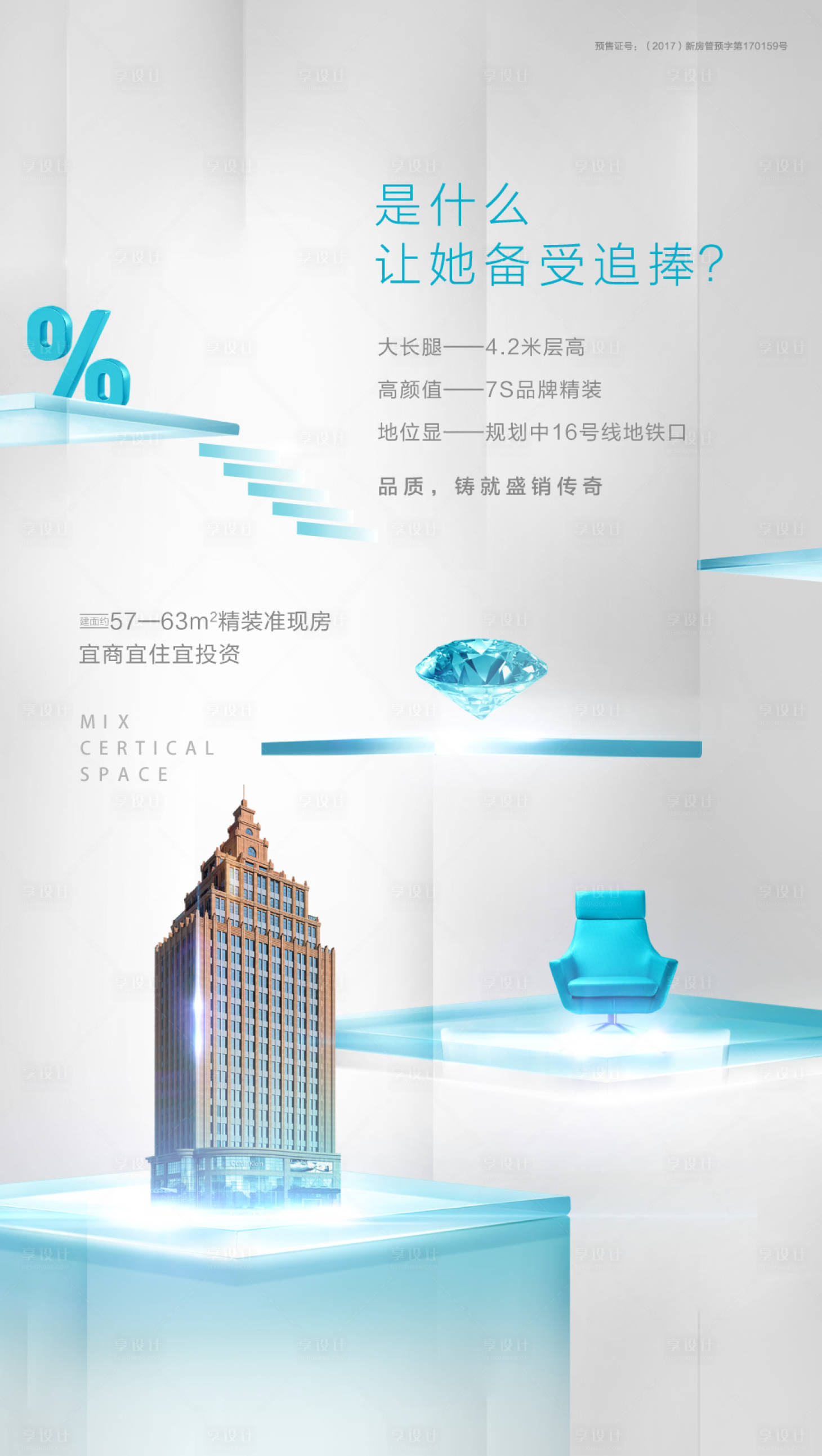源文件下载【享设计】搜索编号：99610003961318390【公寓价值点海报】