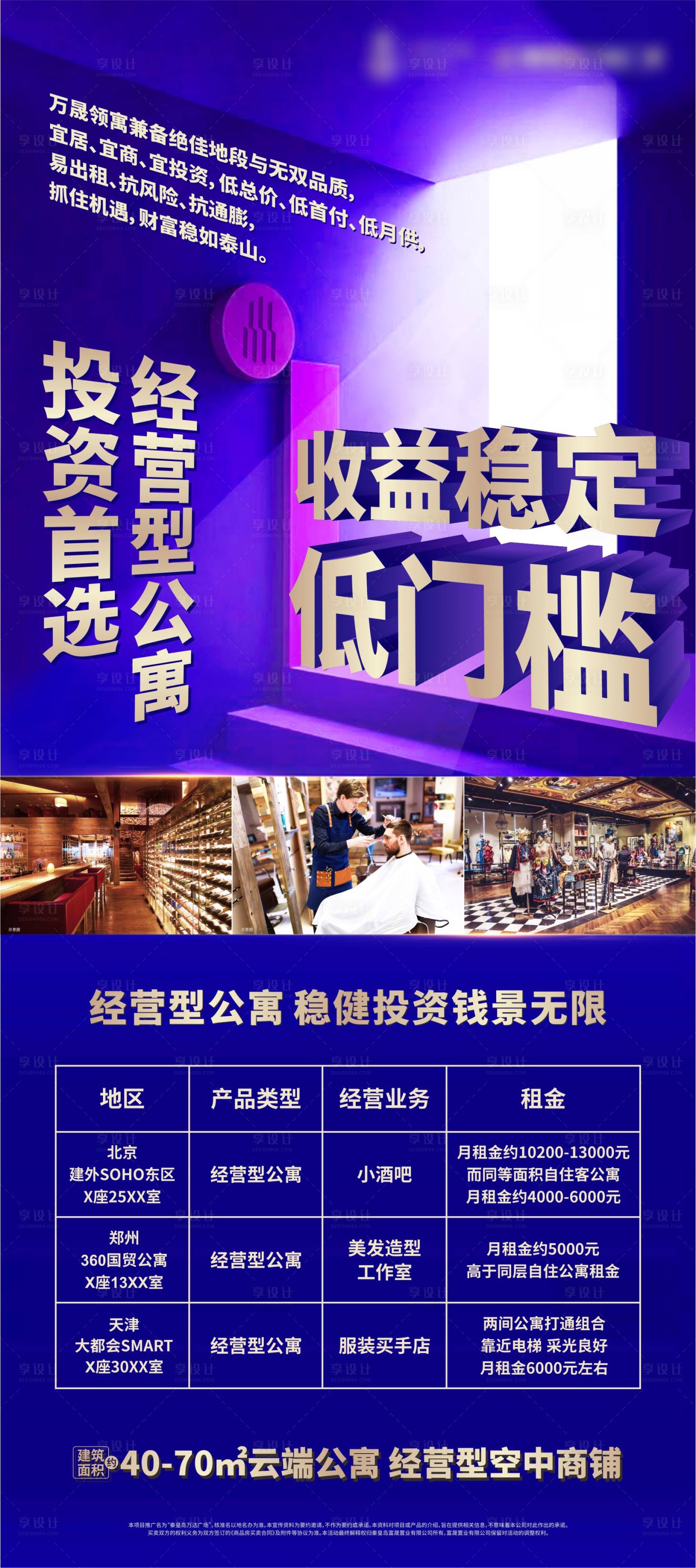 源文件下载【享设计】搜索编号：16850004047698608【地产公寓投资海报】