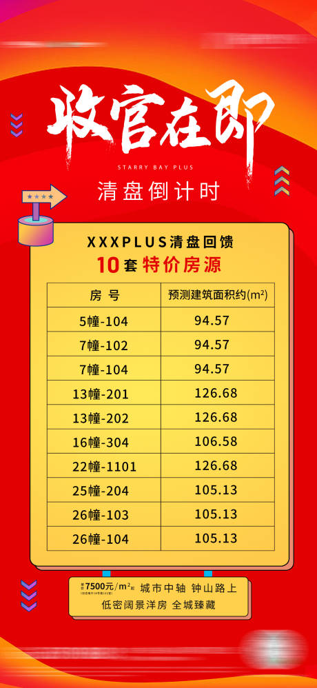 源文件下载【特价房源海报】编号：36090004048445657