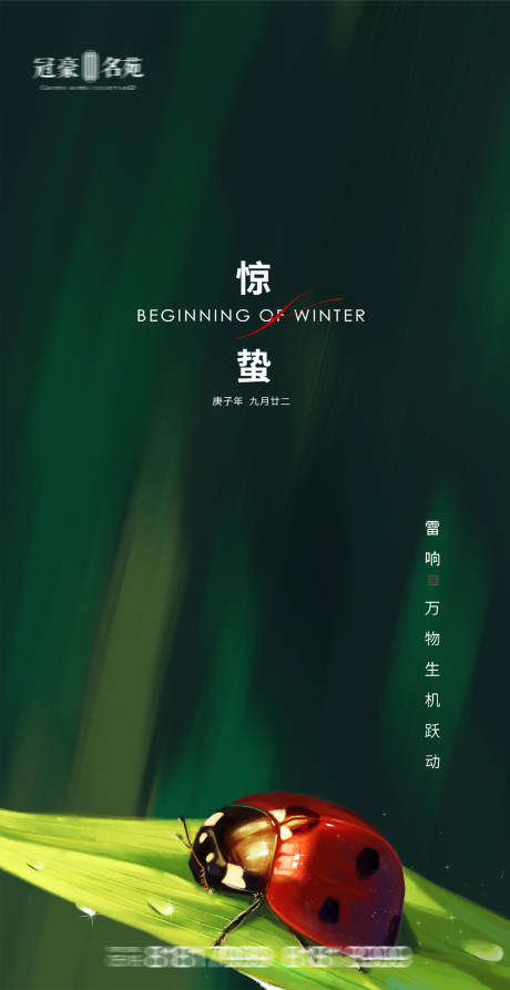 源文件下载【惊蛰节气海报】编号：42740003663373233