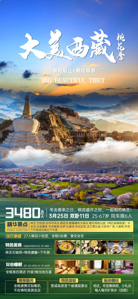 编号：20210323175442009【享设计】源文件下载-大美西藏桃花节旅游海报