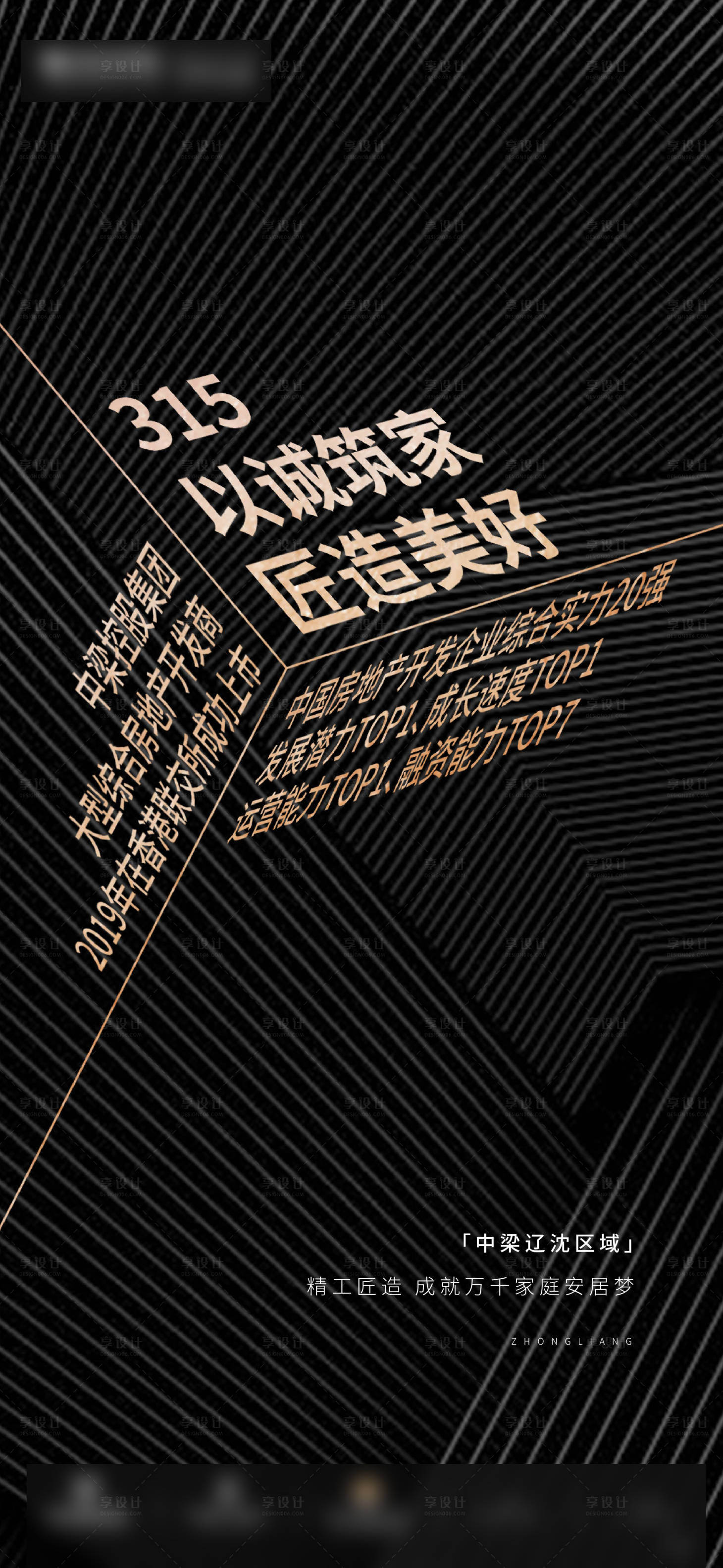 编号：20210303172119650【享设计】源文件下载-315品质黑金购房节地产海报