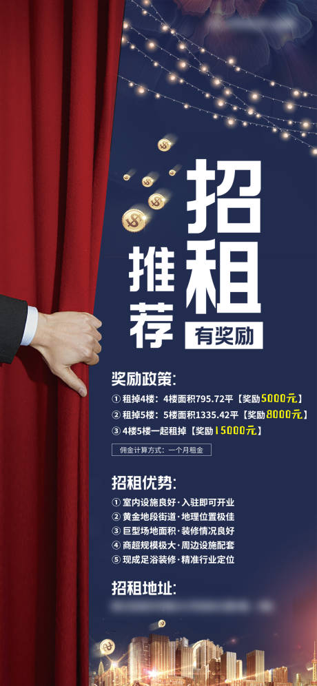 源文件下载【商铺招租内部推荐海报】编号：32210003859215735