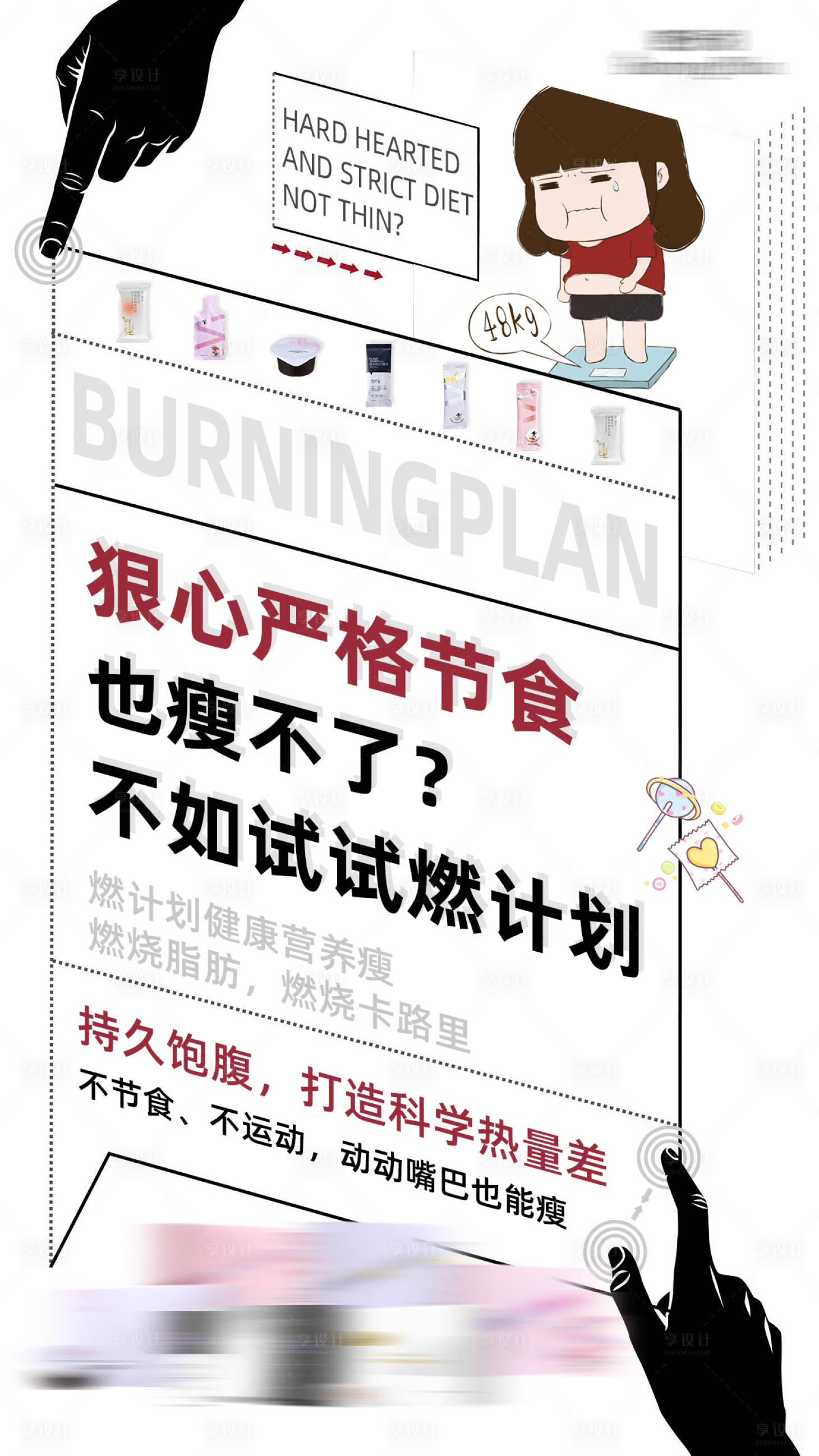 源文件下载【减肥产品功效发圈宣传海报】编号：81750003799507892