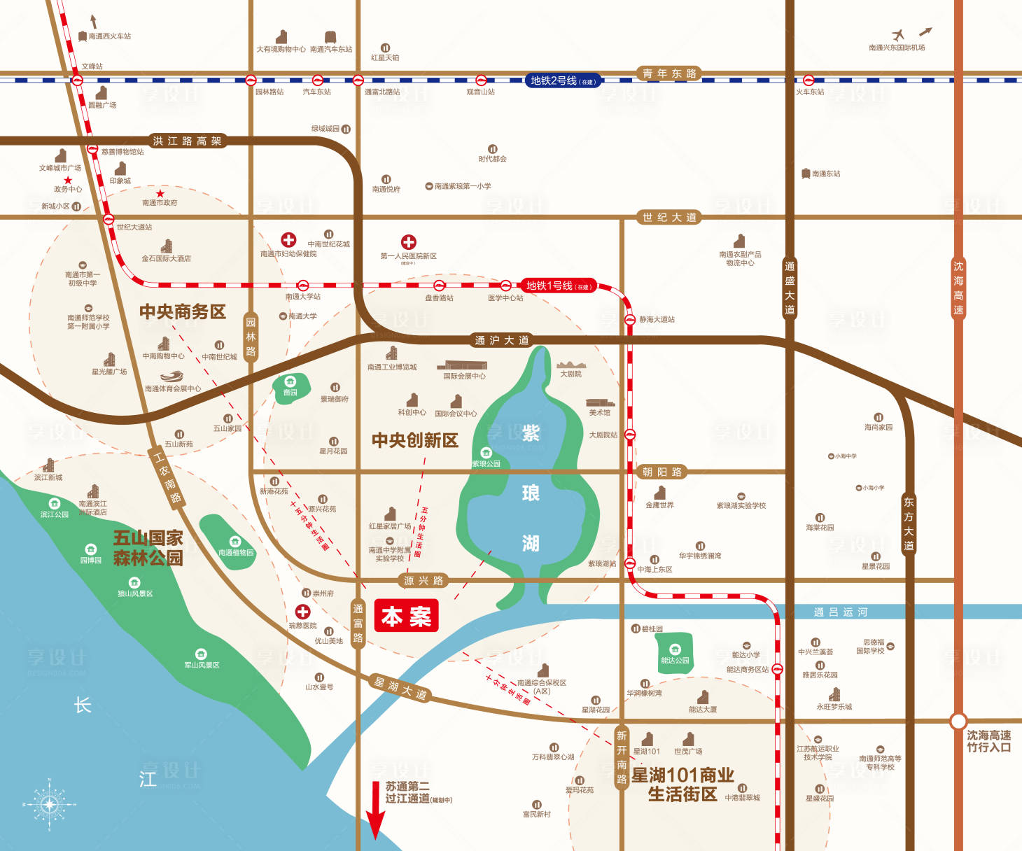 源文件下載【享設計】搜索編號：88810003704923865【區位圖】
