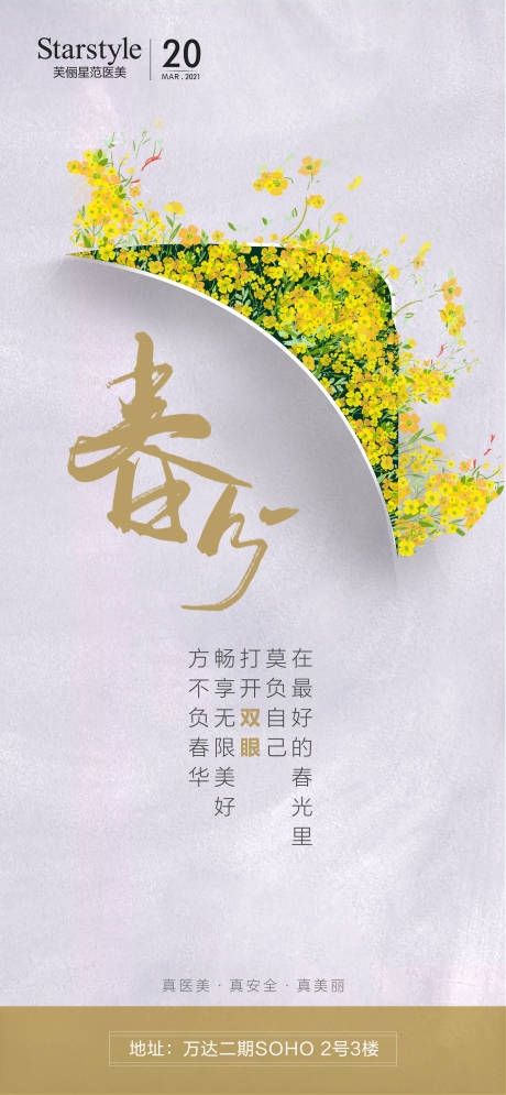 源文件下載【春分醫美整形節氣海報】編號：96870003875494592