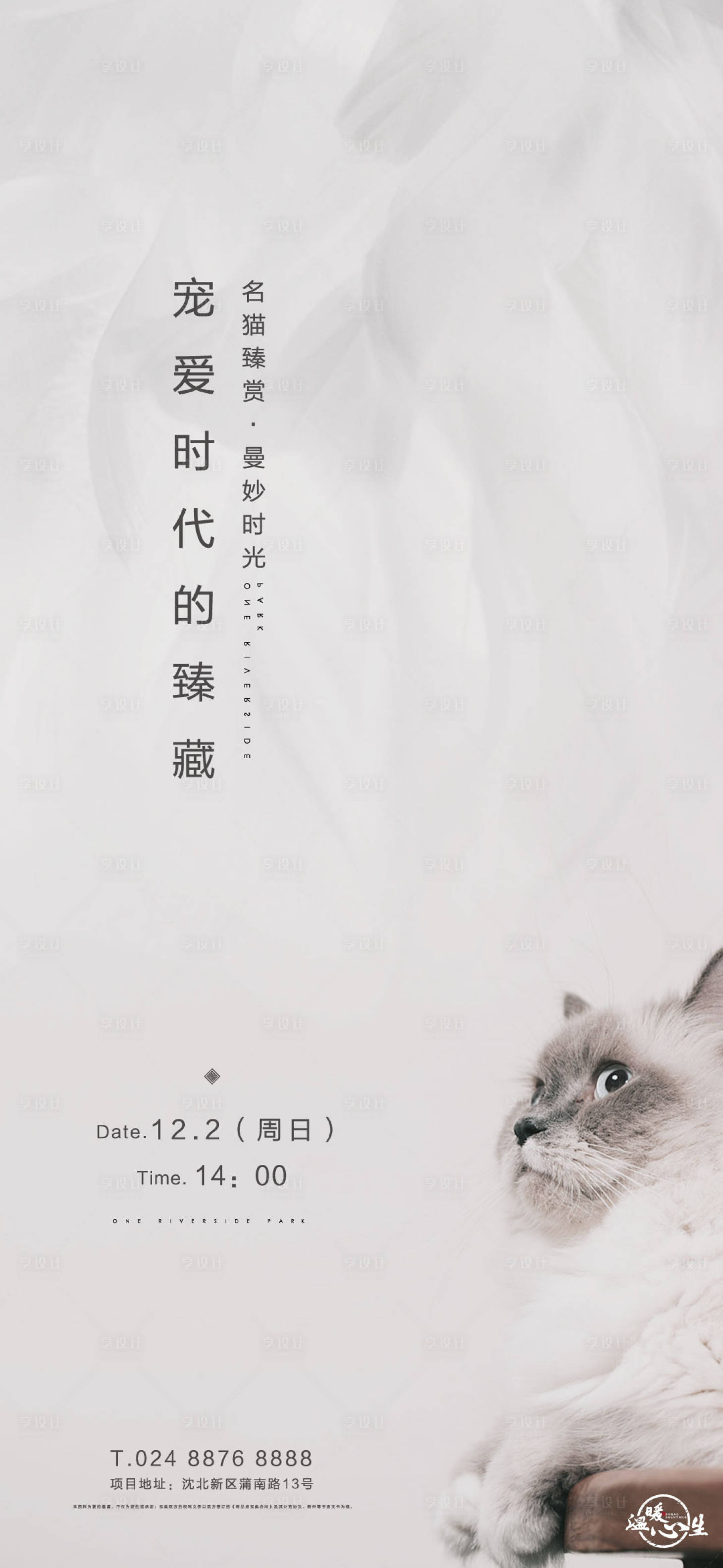 源文件下载【享设计】搜索编号：52280003926189430【猫咪萌宠活动海报】