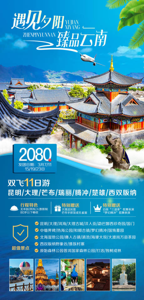 编号：20210303194410030【享设计】源文件下载-云南旅游海报