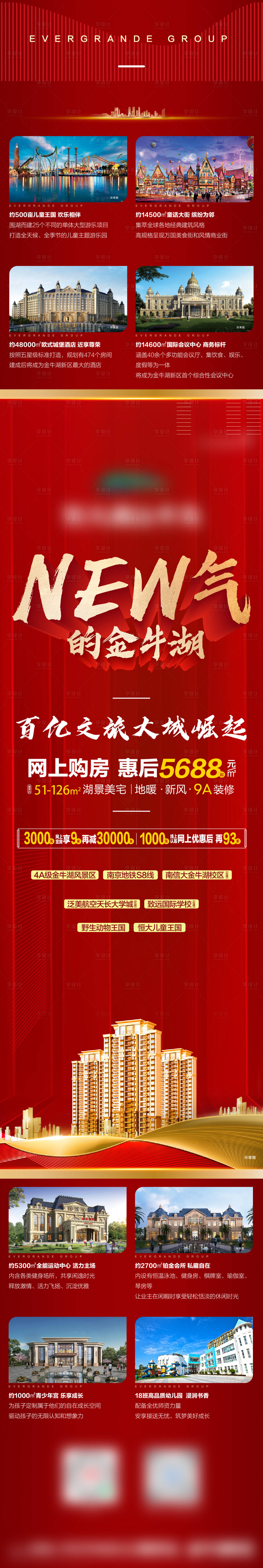 源文件下載【房地產紅金價值點優(yōu)惠長圖海報】編號：34180004010783068