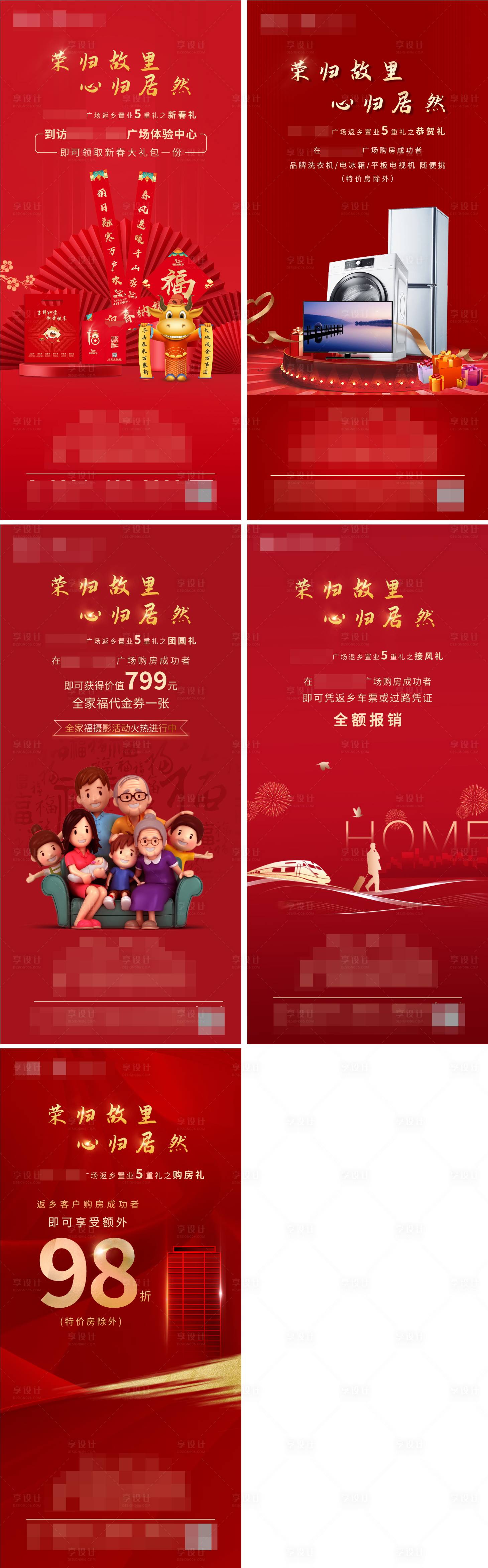 源文件下載【返鄉置業五重禮活動海報】編號：17760003773842043