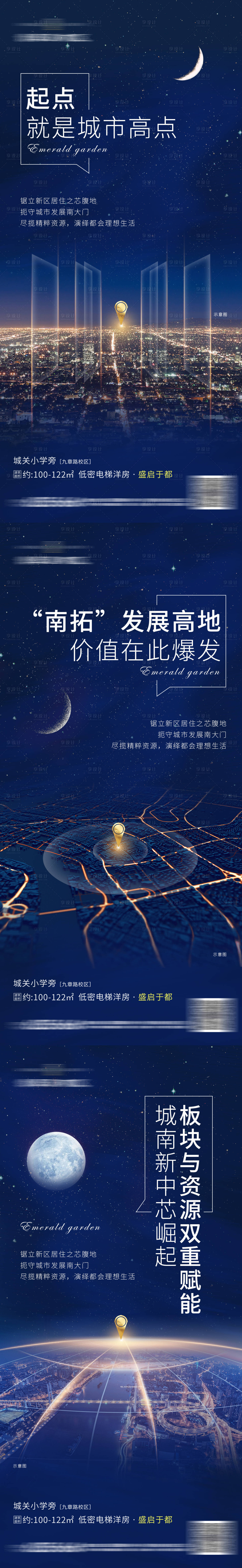 源文件下载【地产区位系列海报】编号：63460003950434609