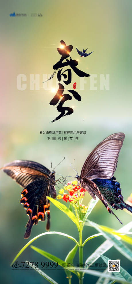 源文件下载【享设计】搜索编号：90630003852259196【春分节气海报】