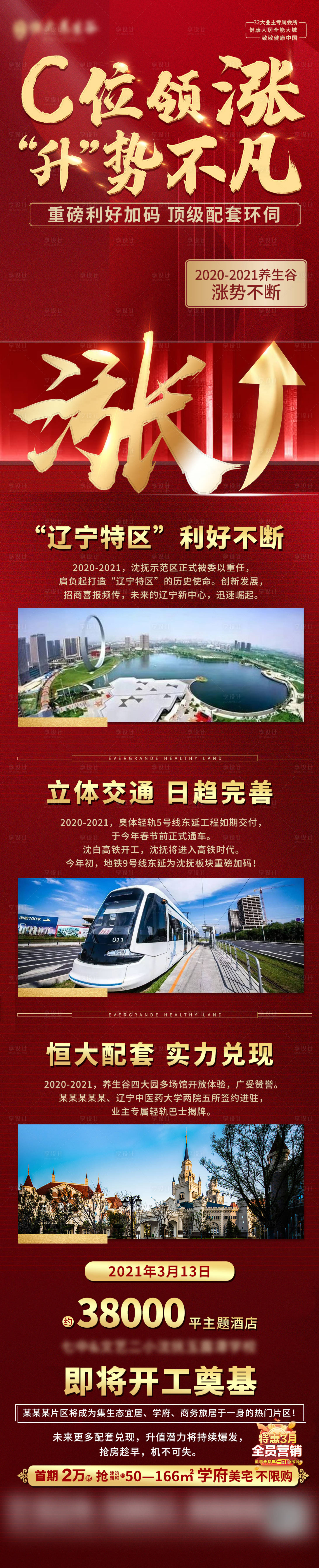 源文件下载【享设计】搜索编号：99710003830279267【涨价红金长图海报】