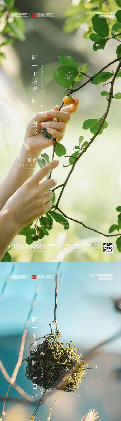 源文件下载【植树节节日海报】编号：43480003774786591