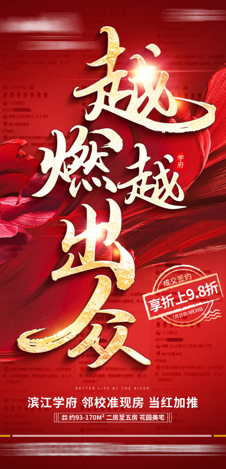 源文件下载【地产红金热销海报】编号：20210303151232743