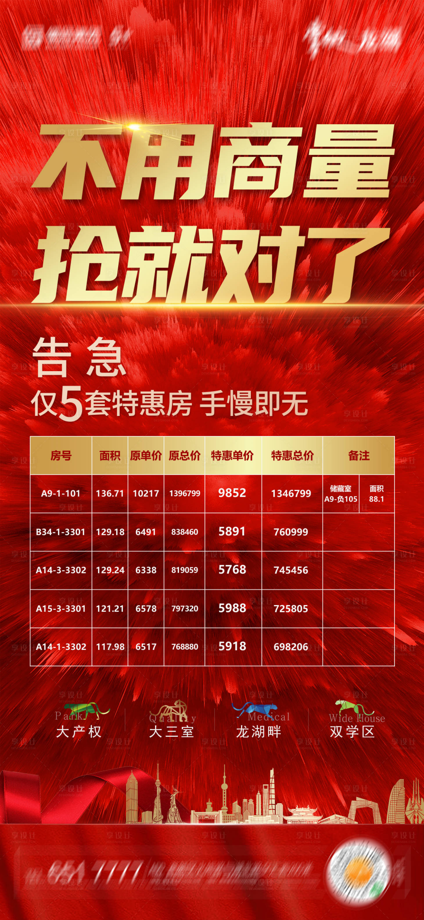 源文件下载【地产特价房海报】编号：40470004070471181