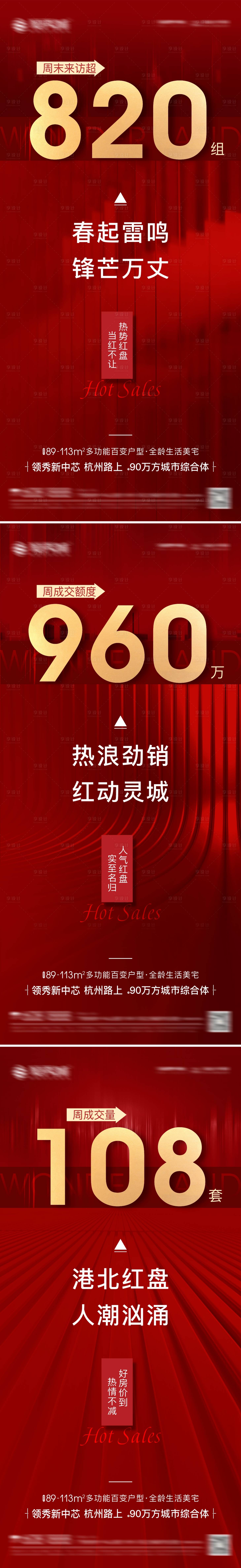 源文件下载【享设计】搜索编号：30110003944565809【房地产热销数据海报】