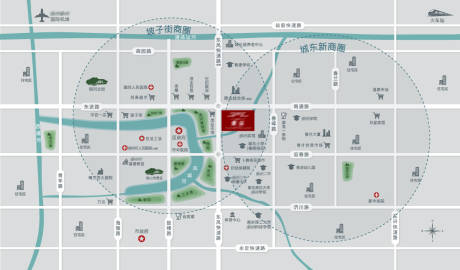源文件下载【地产区位图简约大气】编号：61590003957131821