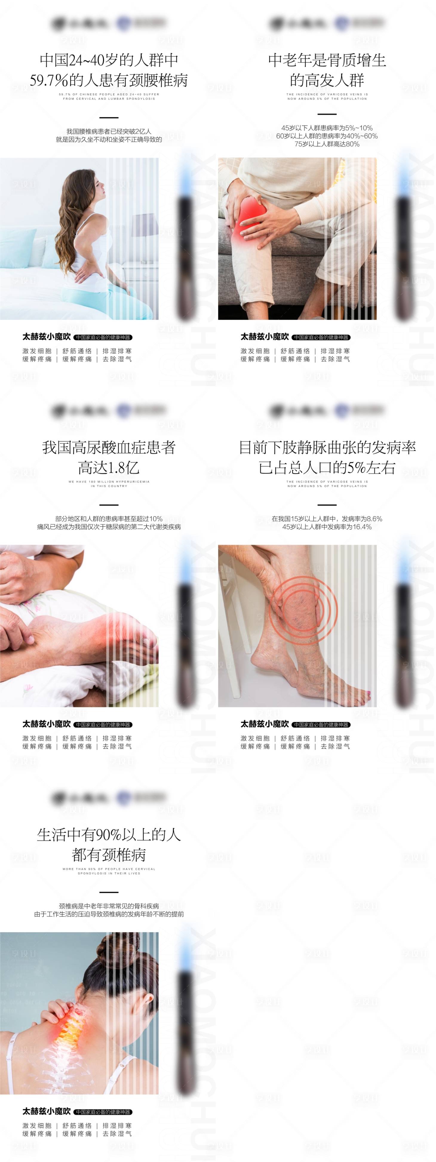 源文件下载【微商骨病大健康数据系列海报】编号：21210003985905827