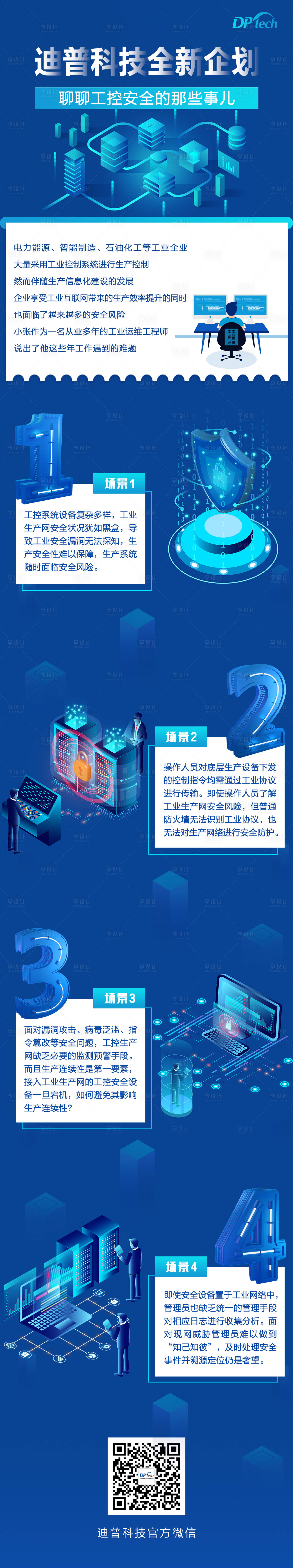 源文件下載【享設計】搜索編號：19490004024014874【科技工控安全長圖海報2.5D】