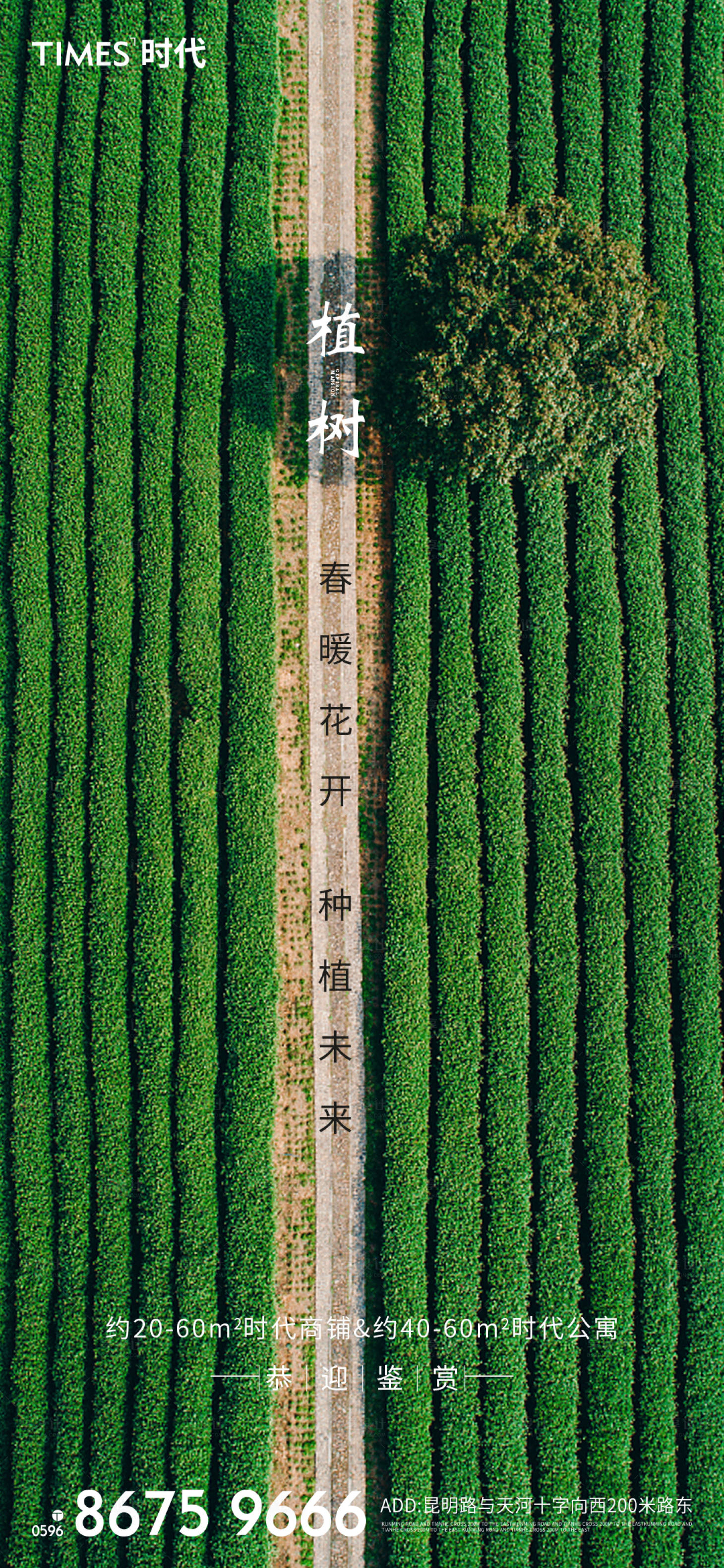 源文件下載【享設計】搜索編號：58550003660067433【地產植樹節海報】