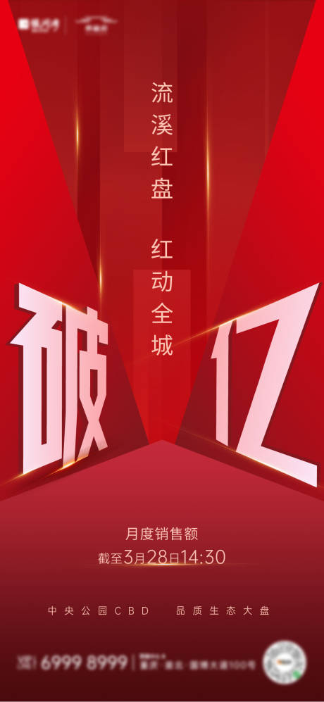 源文件下載【享設計】搜索編號：82630004030272078【地產破億熱銷刷屏海報】
