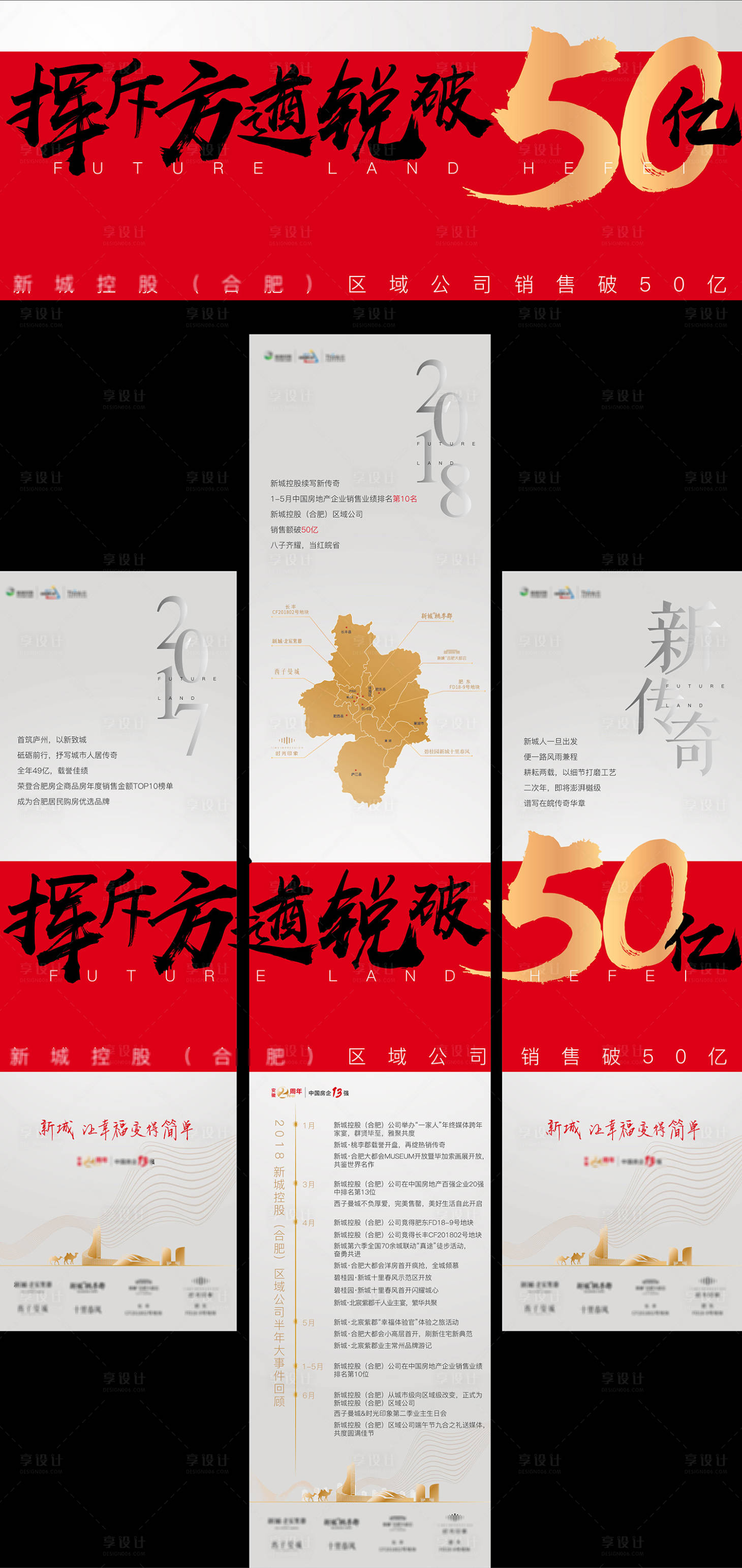 源文件下载【享设计】搜索编号：87460003892329327【地产年会会议庆贺新突破新征程】