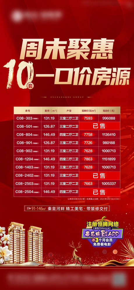 源文件下载【地产特价房海报】编号：32860003916522510