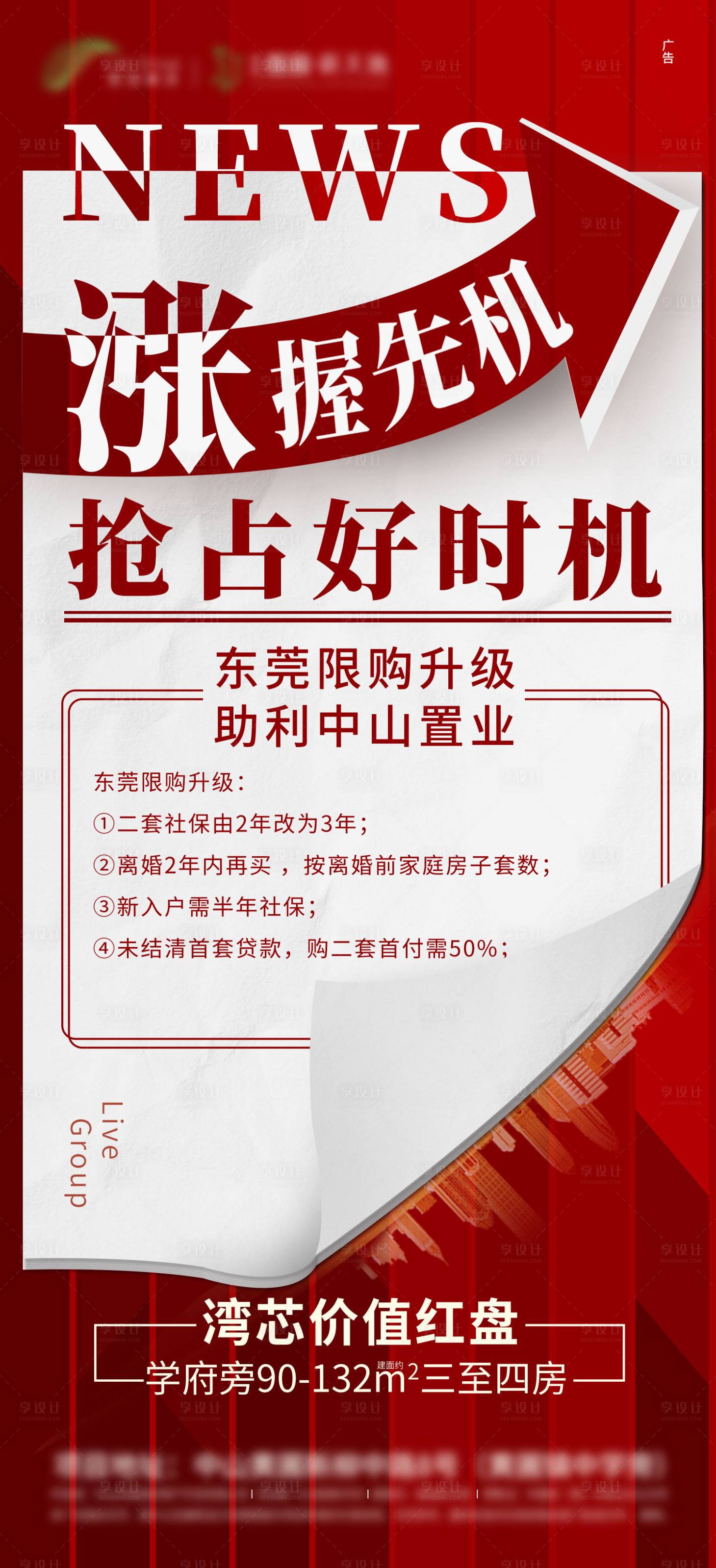 源文件下载【享设计】搜索编号：15900003893268407【房地产涨价海报】