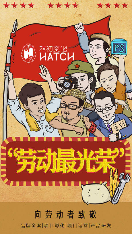 源文件下载【五一劳动节海报】编号：48360003784438243