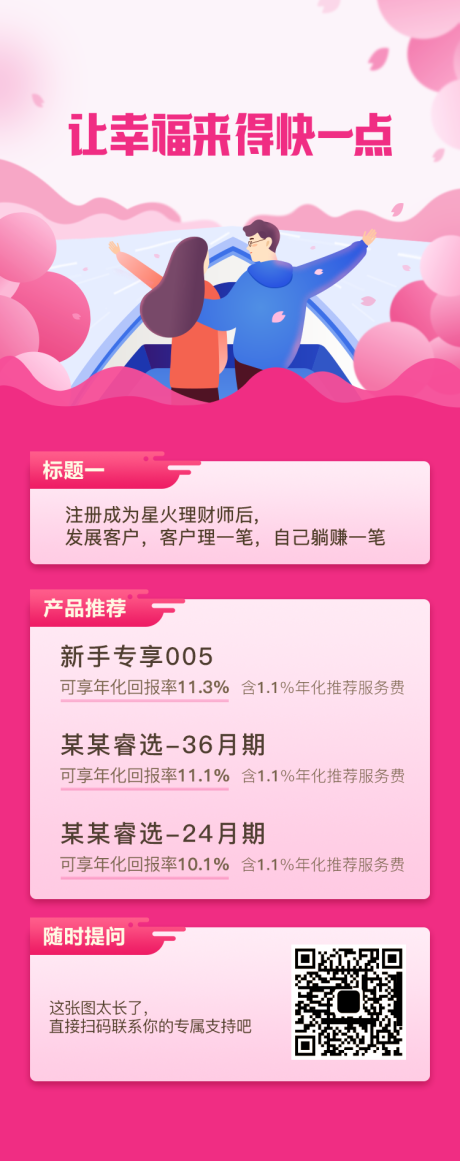源文件下载【金融理财推广海报长图】编号：64190003731431580