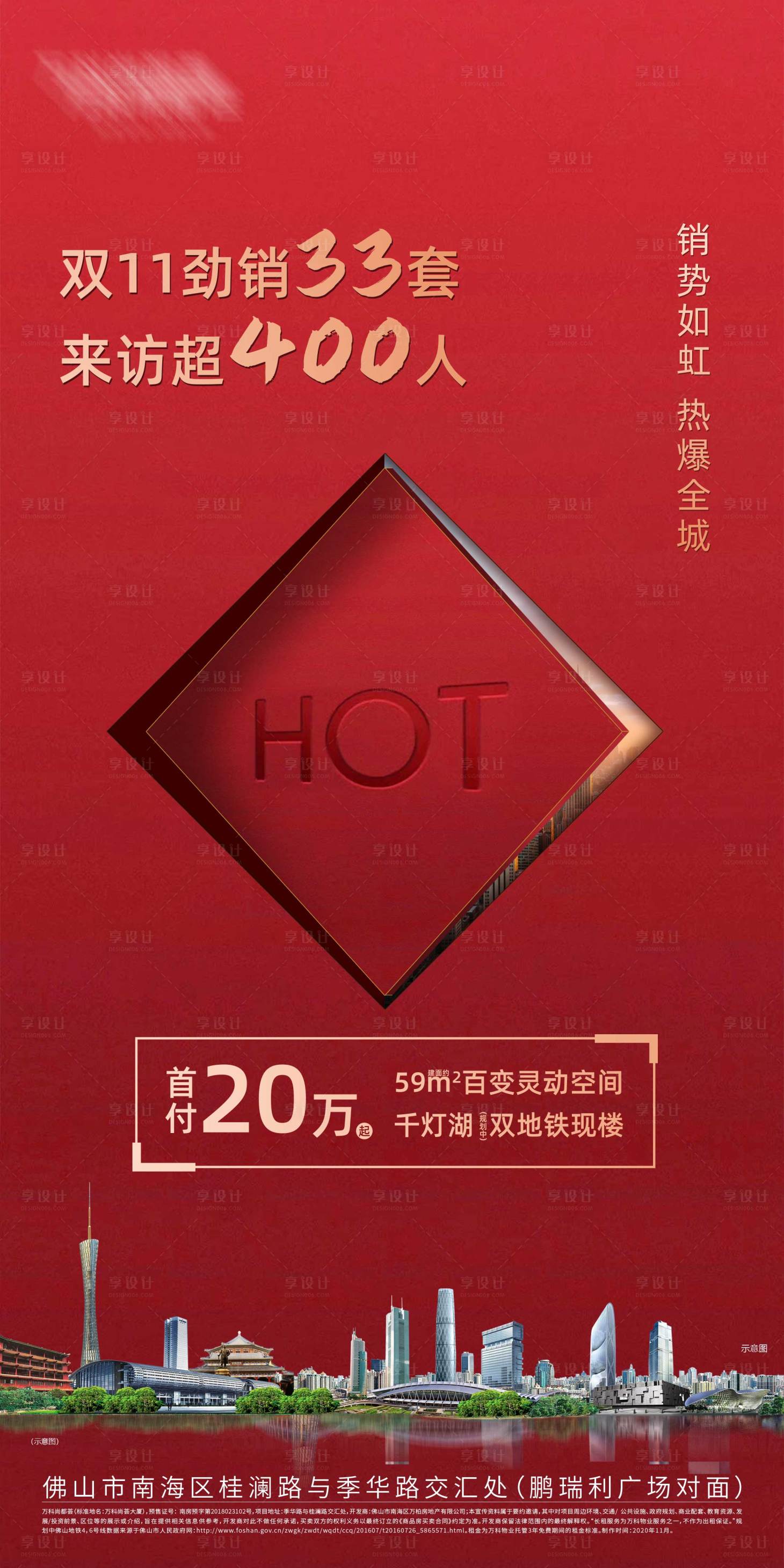 源文件下载【享设计】搜索编号：53950003911481970【双11热销海报】
