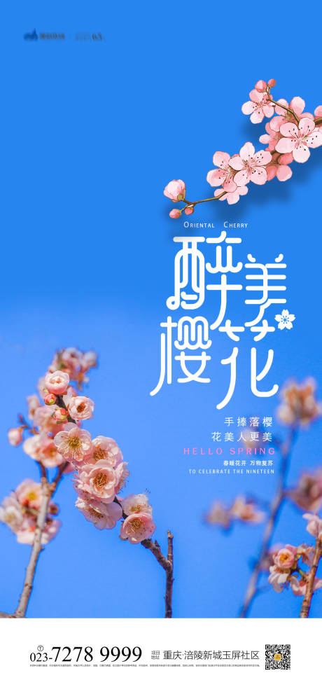 源文件下载【醉美樱花海报】编号：20210323111023460