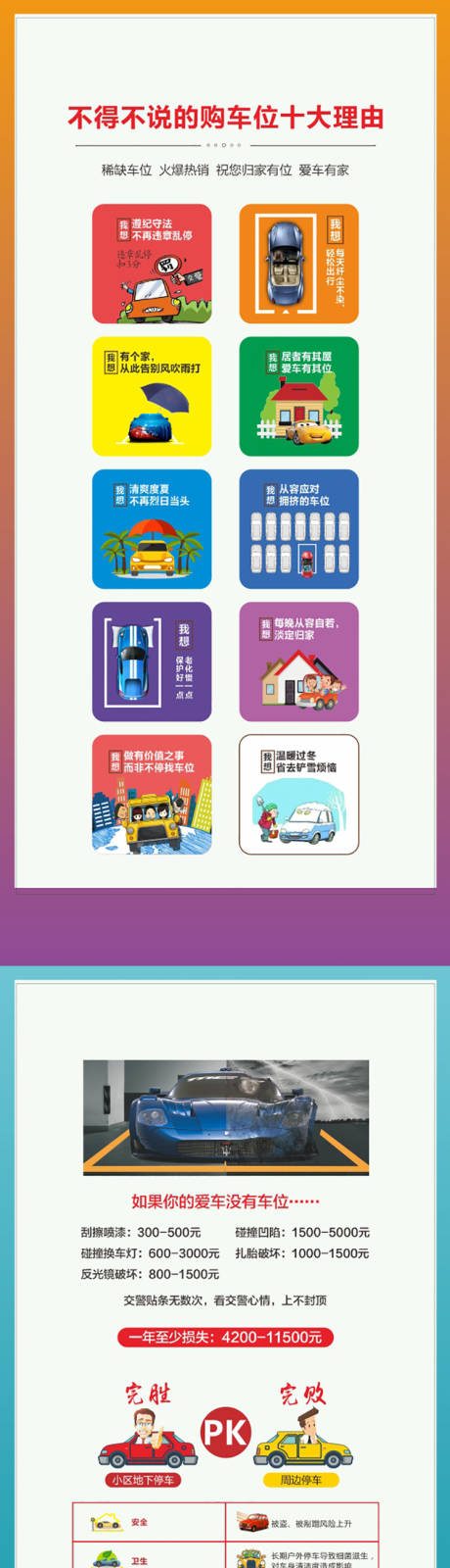 源文件下載【享設計】搜索編號：84120004441527717【購車位十大理由優勢系列海報】
