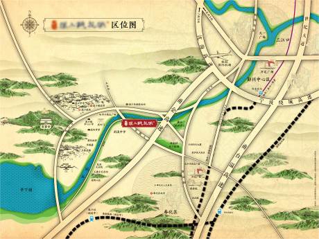 源文件下載【地產(chǎn)矢量區(qū)位圖】編號(hào)：65640004393583857
